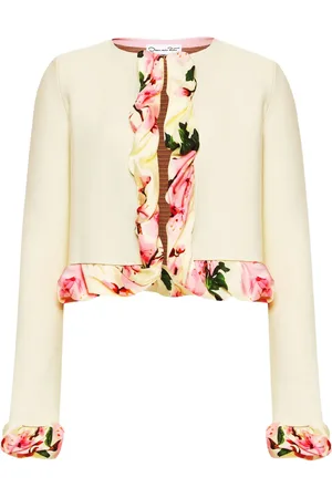 Oscar de la Renta Jacke mit Print-Detail