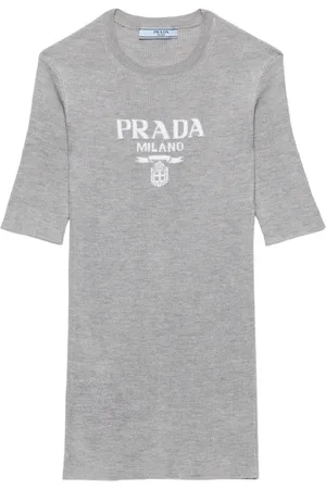 Prada Geripptes Oberteil