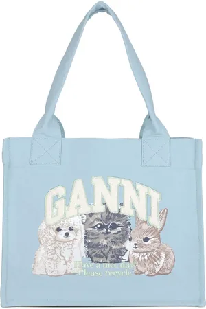 Ganni Tote Bag aus recycelter Baumwolle