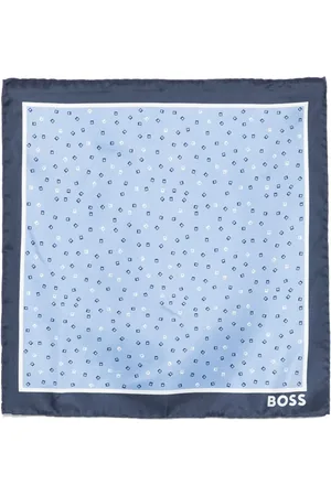 HUGO BOSS Einstecktuch mit geometrischem Print