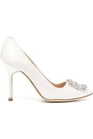 Manolo Blahnik Hangisi Pumps aus Satin