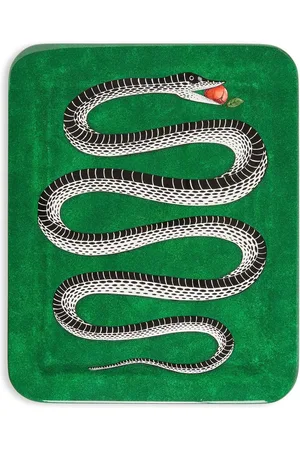 FORNASETTI Serpente Tablett aus Holz