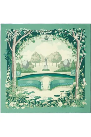 Burberry Seidenschal mit Highgrove-Print