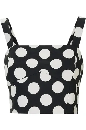 Caractere Polka-dot printed top
