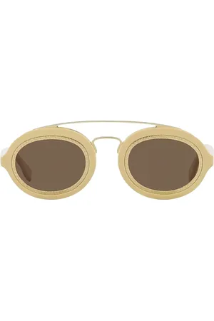 Fendi Sonnenbrille mit ovalem Gestell