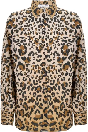 Caractere Animal-print shirt