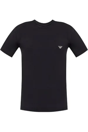 Emporio Armani T-Shirt mit Logo-Stickerei