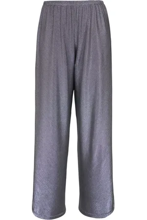 PETER COHEN Schimmernde Wide-Leg-Hose