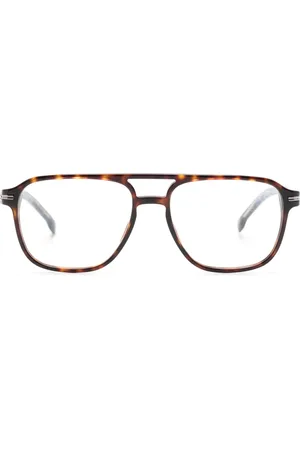HUGO BOSS Eckige 1600 EX4 Brille in Schildpattoptik