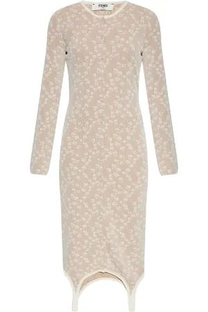 Fendi Kleid mit Blumen-Motiv