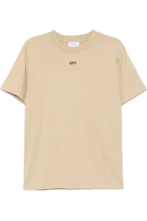 OFF-WHITE T-Shirt mit Ziernähten