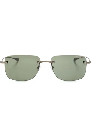 DITA EYEWEAR Rahmenlose Sonnenbrille mit eckigen Gläsern