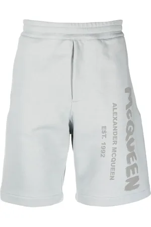 Alexander McQueen Joggingshorts mit Graffiti-Print