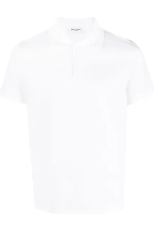 Saint Laurent Poloshirt mit Logo-Stickerei