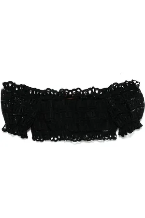 ERMANNO SCERVINO Top mit Lochstickerei