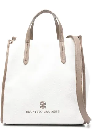 Brunello Cucinelli Tote Bag mit Logo-Stickerei