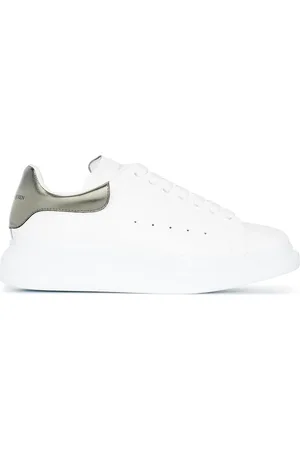 Alexander McQueen Oversized-Sneakers im Metallic-Look