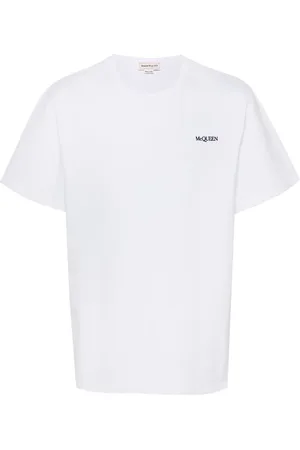 Alexander McQueen T-Shirt mit Logo-Stickerei