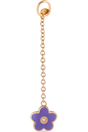 Aaron Basha 18kt Flower Rotgoldanhänger mit Diamanten