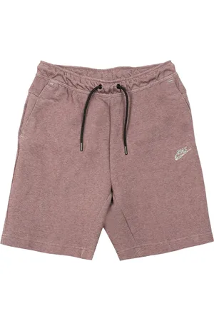 Nike Tech fleece "Dark Wine/Black" track shorts