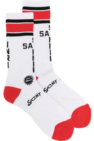 SAINT MXXXXXX Socken mit Intarsien-Logo