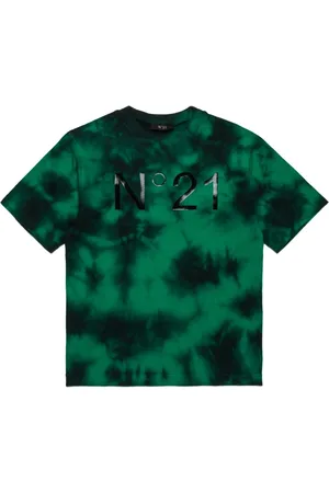Nº21 T-Shirt mit Batikmuster