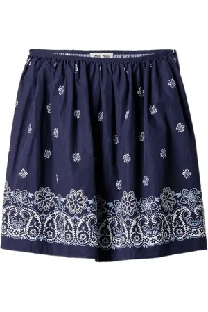 Miu Miu Cornflower Popeline-Rock
