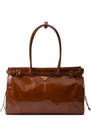 Prada Große Bonnie Tote Bag aus Leder