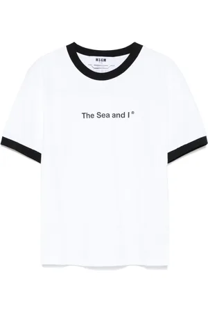 Msgm T-Shirt mit Slogan