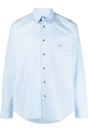 Roberto Cavalli Hemd mit Logo-Schild