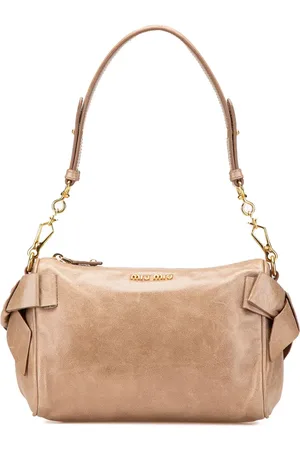 Miu Miu 2010-2024 Bow Schultertasche aus Leder