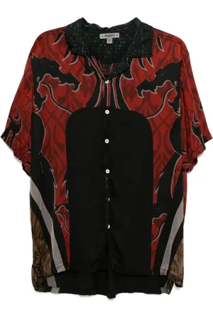 Stain Shade Hemd mit grafischem Print