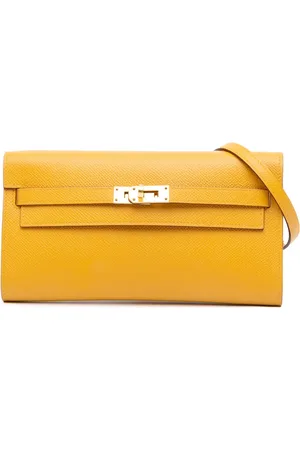 Hermès 2020 Epsom Kelly To Go Wallet Umhängetasche