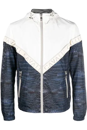 Roberto Cavalli Jacke mit Animal-Print