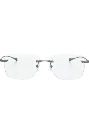 DITA EYEWEAR Eckige Brille mit schmalen Bügeln