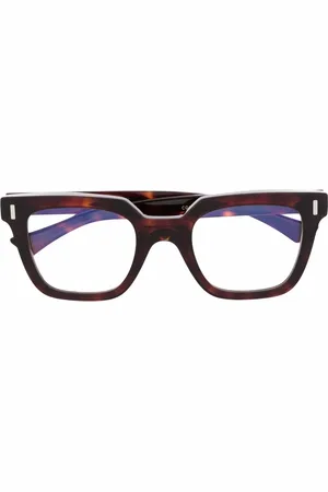 CUTLER & GROSS Eckige Brille in Schildpattoptik