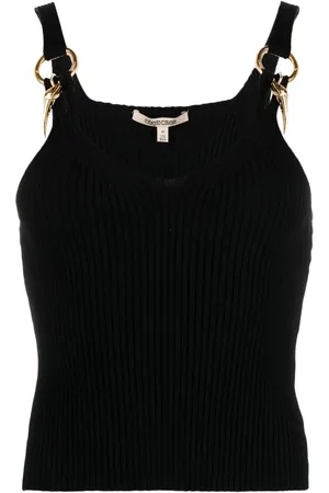 Roberto Cavalli Tanktop aus geripptem Strick