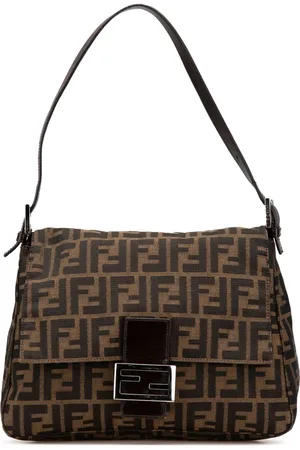 Fendi 20th Century Zucca Canvas Mamma Forever Schultertasche
