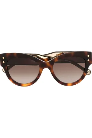Carolina Herrera Cat-Eye-Sonnenbrille in Schildpattoptik