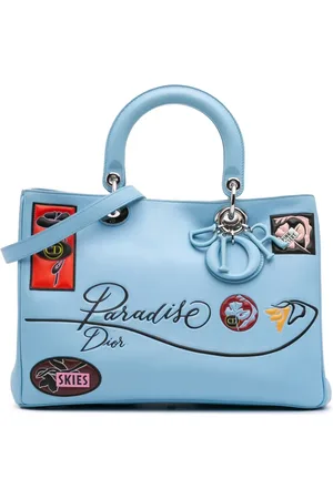 Dior 2015 mittelgroße Paradise Diorissimo Satchel-Tasche aus glattem Kalbsleder