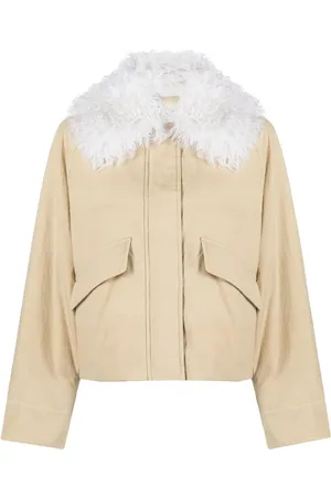 Durazzi Milano Jacke mit Shearling-Kragen