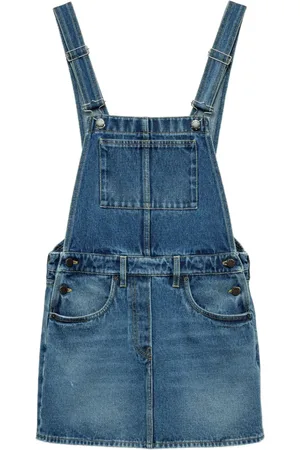Prada Jeans-Minikleid mit Latz