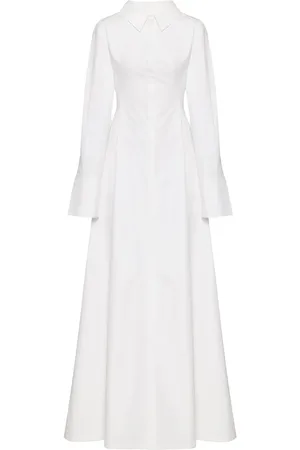 VALENTINO GARAVANI Geknöpftes Popeline-Kleid
