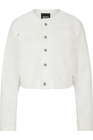 HUGO BOSS Jeansjacke mit Logo
