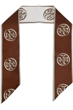 Tory Burch Seidenschal mit Monogramm