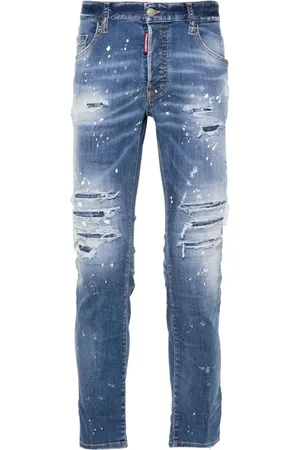 Dsquared2 Halbhohe Skater Slim-Fit-Jeans