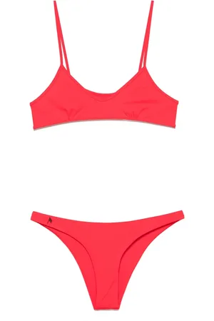 The Attico Bikini mit Logo-Print