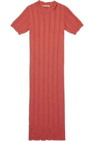 Marni Kleid mit Logo-Stickerei