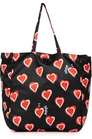 Prada 2013-2024 Tessuto Stampato I Heart Prada Tote Bag