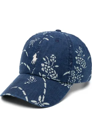 Ralph Lauren Baseballkappe aus Leinen mit Blumen-Print